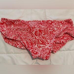 EUC Fused Hawaii Coral and White Paisley Print Kona bottom